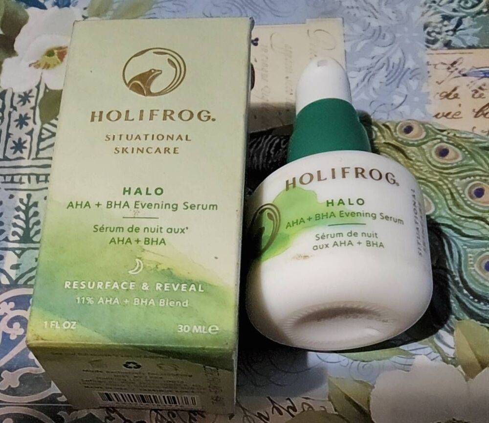 BNIB~Holifrog Situational Skincare HALO AHA+BHA Evening Serum~1 fl.oz.